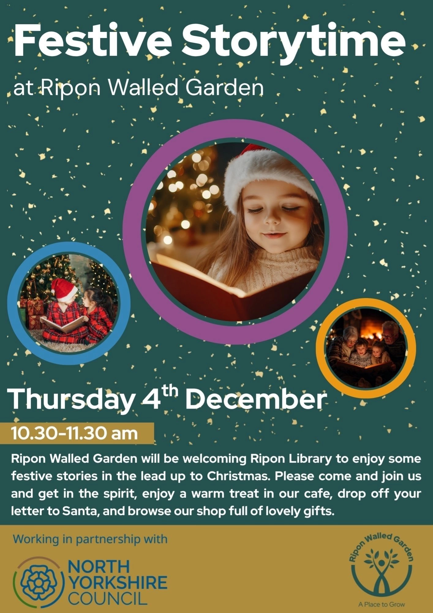Festive Storytime at Ripon Walled Garden
