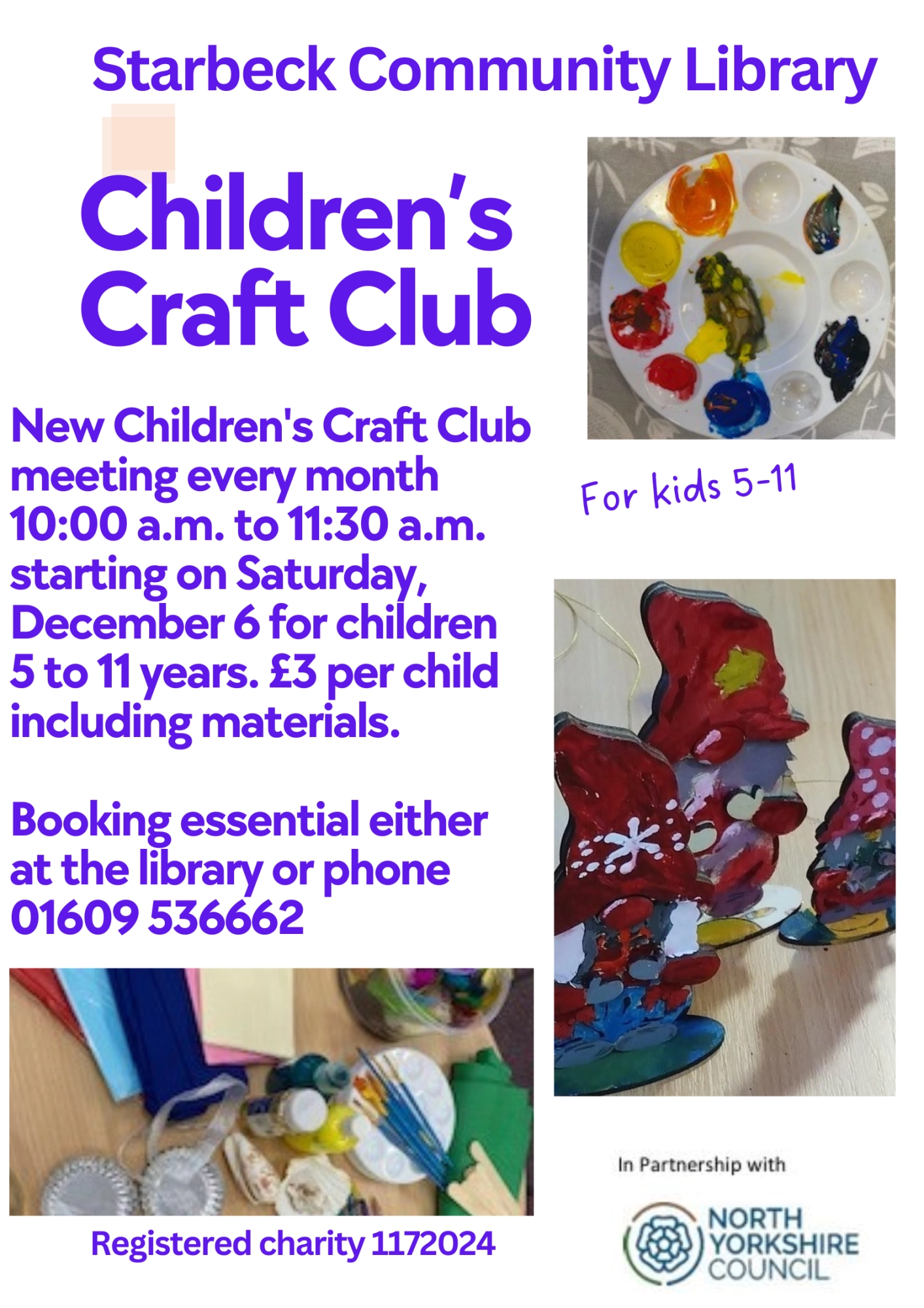 Starbeck Library Children's Craft Club